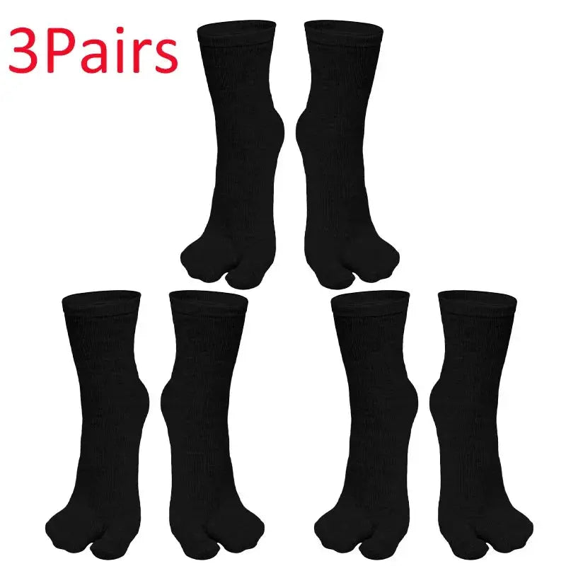 Fashion Japanese Style Tabi Toe Socks For Men Women Split Toe Socks For Geta Zori Flip Flops And Sandals Fiber