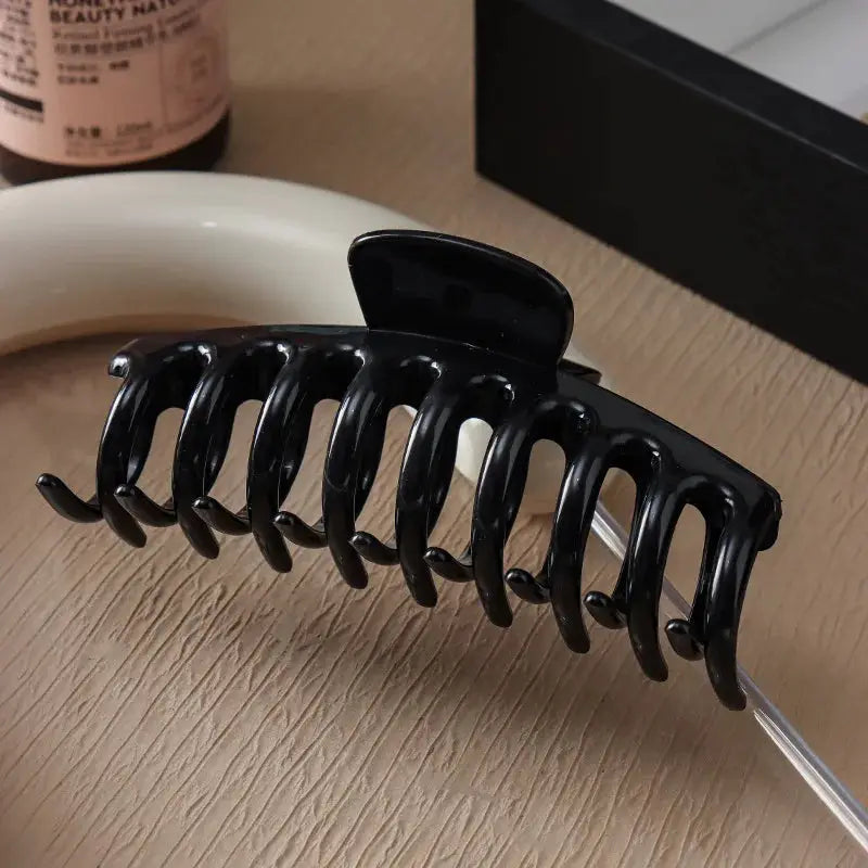 LuxeLocks Cross Matte Large Hair Claw Clips 2 Or 4 Pack For Secure Hold Women Fashion Hair Accessories