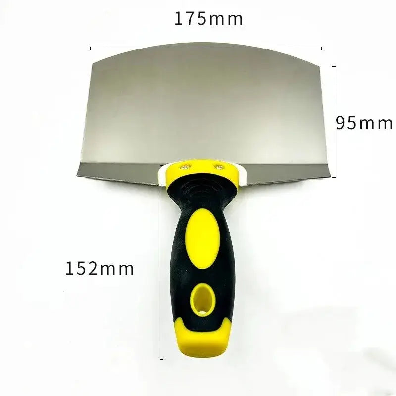 Stainless Steel Putty Knife For Wall Repair Plastering And Paint Application With Comfortable Plastic Handle