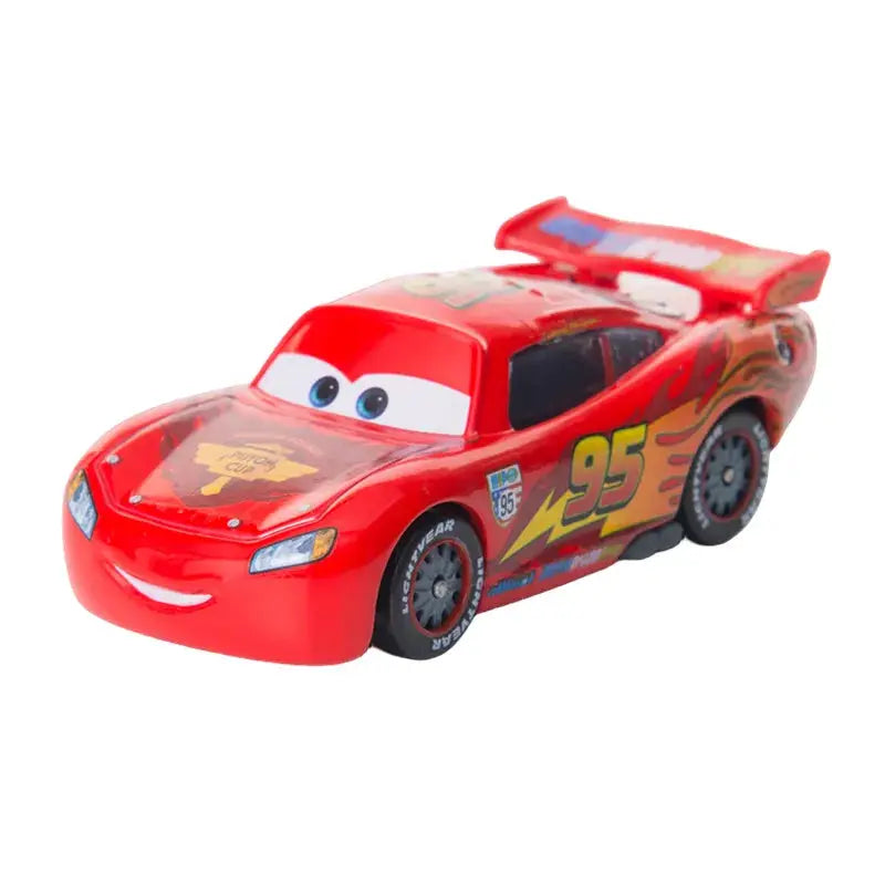 Disney Pixar Cars One Fifty Five Scale Diecast Lightning McQueen And Mater Metal Car Model Collectible Toy