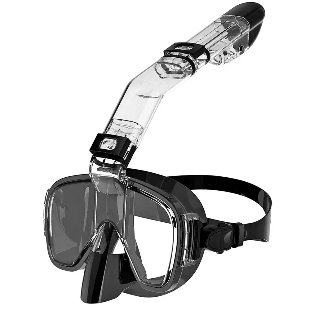 XIAOTREE Snorkeling Mask Half Face For Adults And Children Dry System Anti Fog Leakproof With Ultra Clear Vision