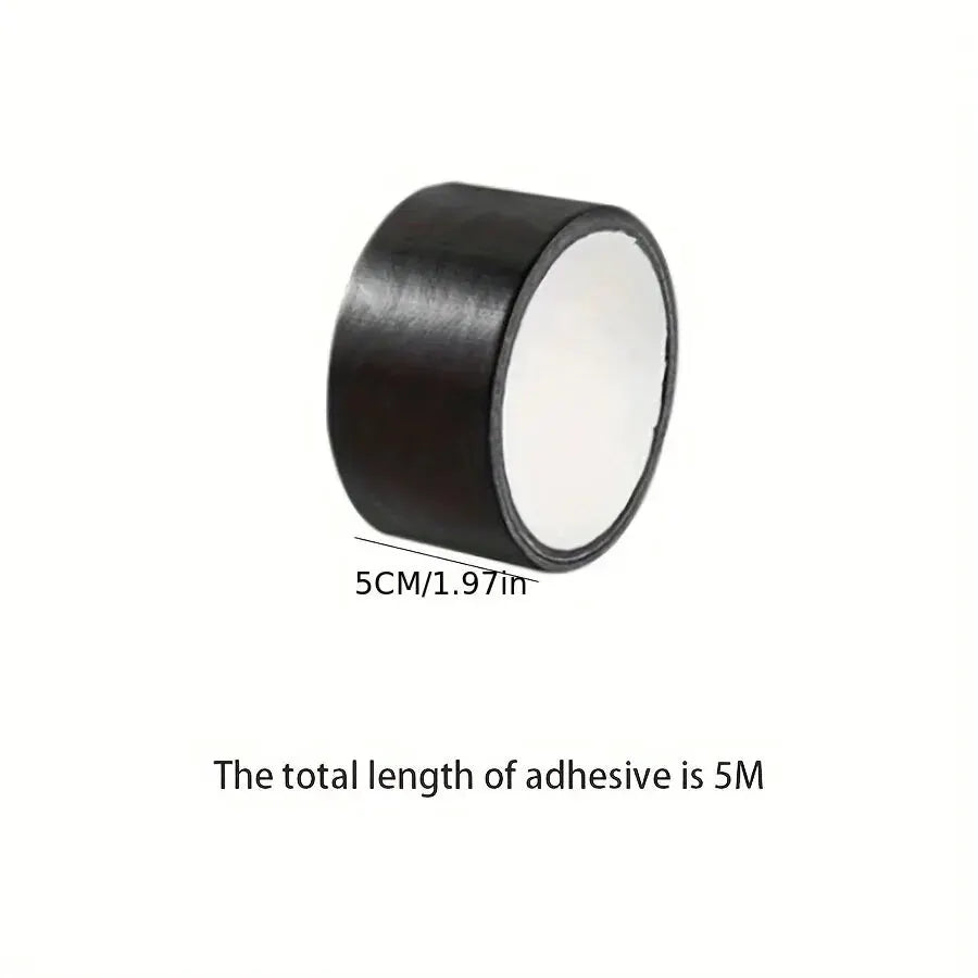 Black Cloth Based Leather Repair Tape For Cushions Car Seats And Sofas Leak Repair And Wear Resistant