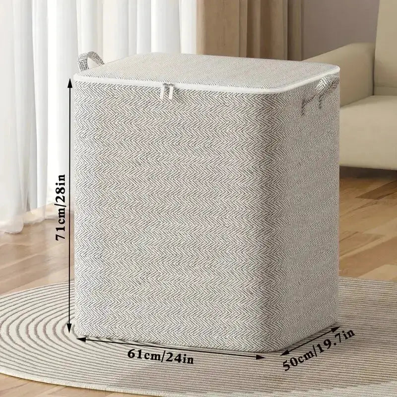 HomeHaven Large Capacity NonWoven Storage Bag For Closet And Wardrobe Durable Organizer For Quilts And Clothes