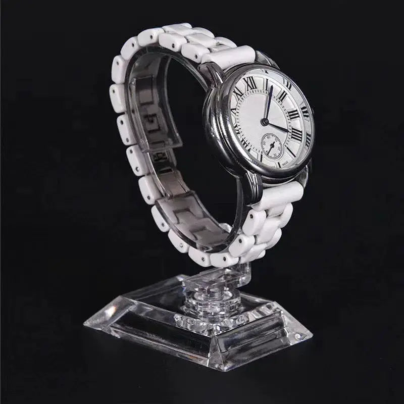 Transparent Acrylic Watch Display Stand C Shaped Frame For Bracelets Pendants And Rings
