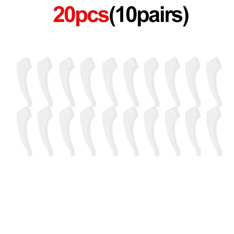 Silicone Ear Hooks For Glasses And Sunglasses Anti Slip Eyewear Holder Sleeve Bracket Fastener