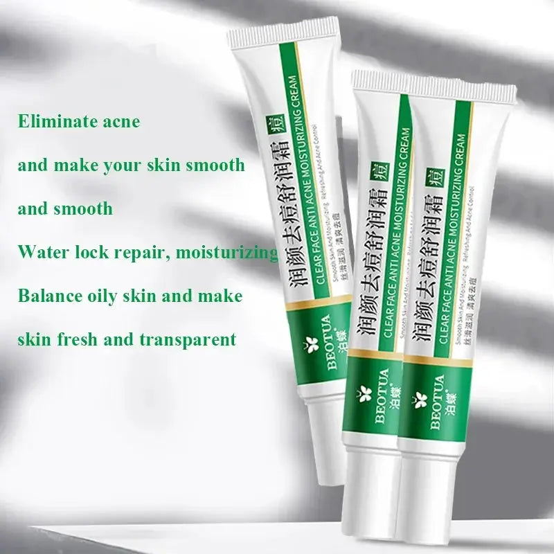 Herbal Acne Treatment Cream For Face Scar Repair Blackhead Removal Oil Control Pore Tightening Whitening Korean Cosmetics