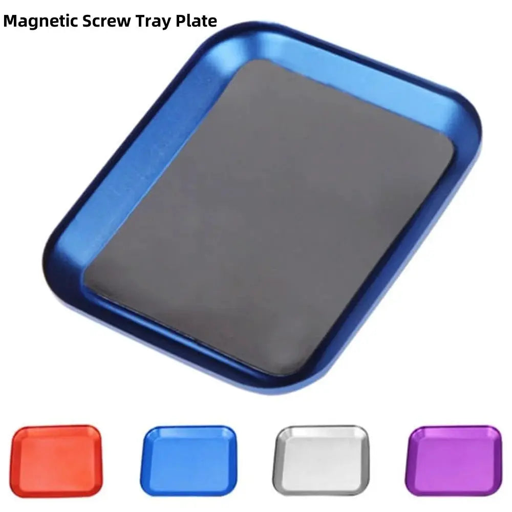 RC Repair Tool Magnetic Screw Tray Aluminium Alloy for Airplane Car Boat Crawler and Axial SCX10 D90 D110 Models