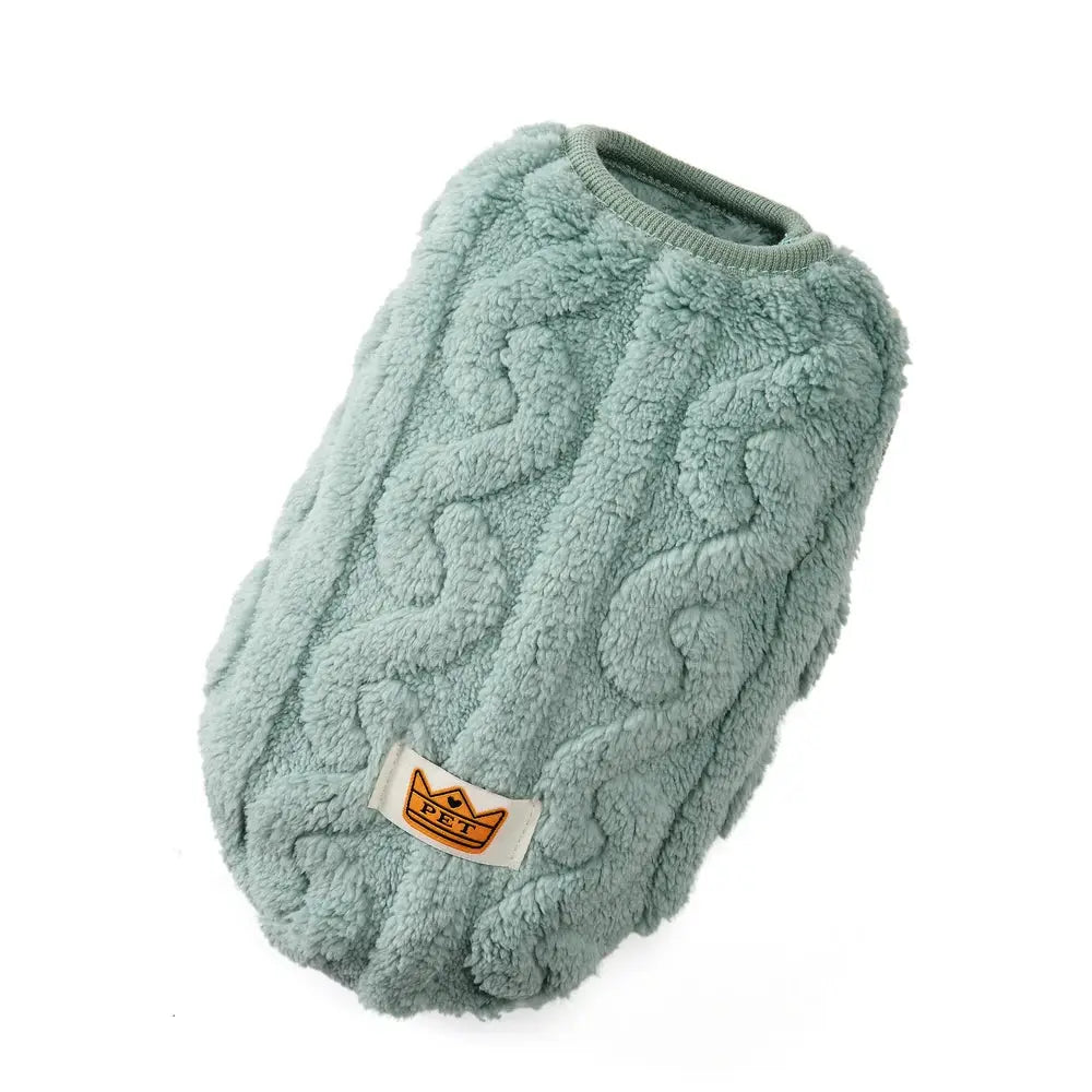 Soft Fleece Dog Clothes For Small Dogs And Cats Warm Autumn Winter Sweater Vest Apparel For French Bulldog