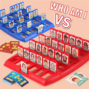 Guess Who I Am Puzzle Game Two Player Interactive Portable Tray Board Game For Kids Ages 3 To 6