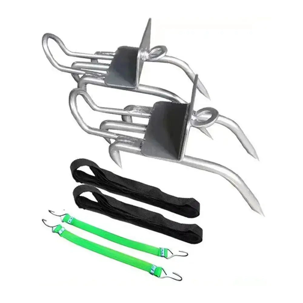 Tree Climbing Spikes Steel Five Claw Design Pole Climbing Tool For Hunting Hiking And Ice Climbing