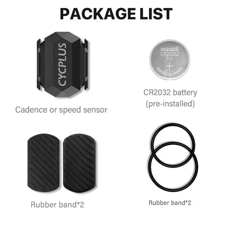 CycPlus C3 Cadence Speed Dual Sensor Bike Computer ANT Plus Bluetooth Waterproof GPS Cycling