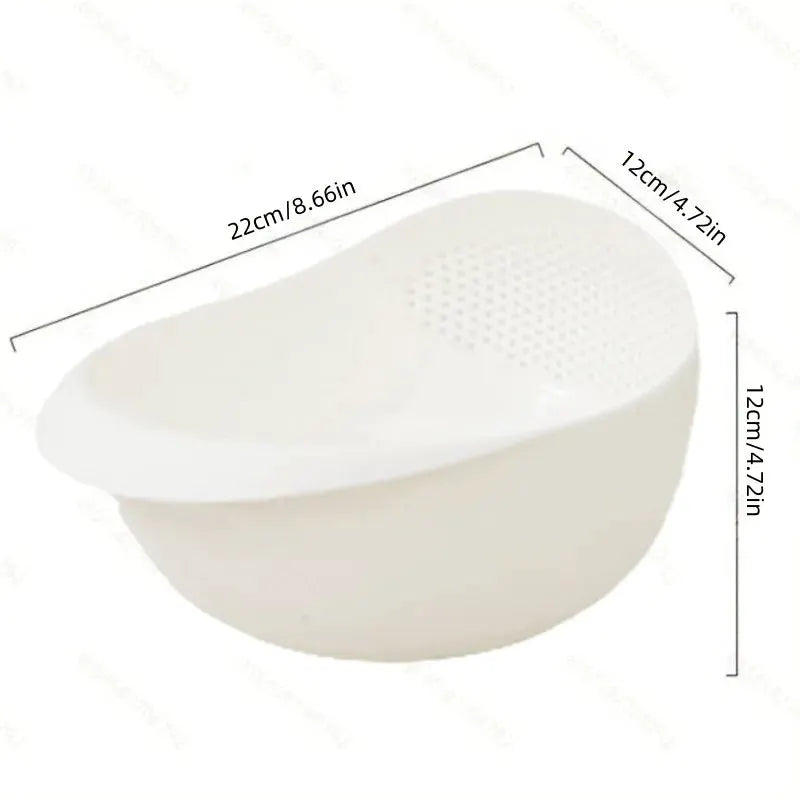 Greenhaven Eco Friendly Rice Drainage Basket Multi Purpose Sieve For Rinsing Rice Fruits And Vegetables