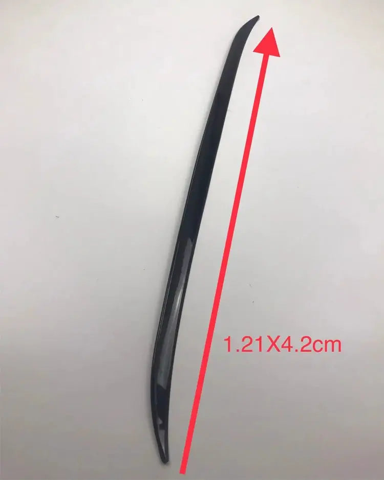 Simples Market VW Passat rear wing spoiler lip, black soft plastic trim for B6/B7/B8 2005–2021