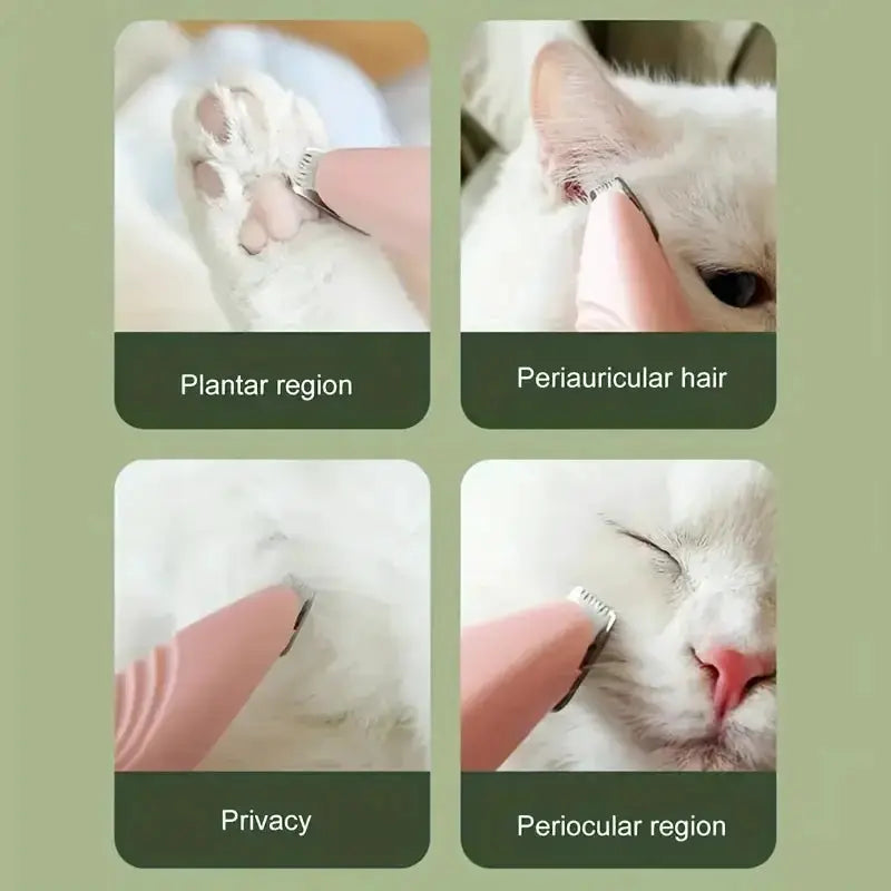 Corded Pet Shaver Electric Clip For Cats And Dogs Non Battery Grooming Trimmer For Feet Hair Buttocks Hair And Eye Areas