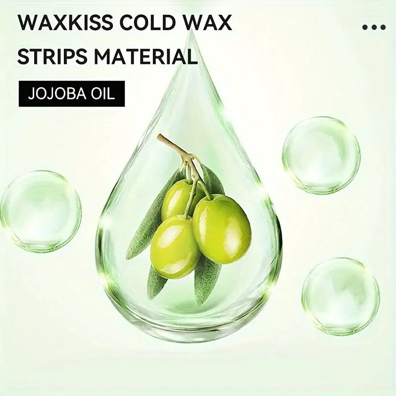 Professional Double Sided Cold Wax Strips For Hair Removal On Legs Body And Face 6 Sticks 10 To 20 Sticks