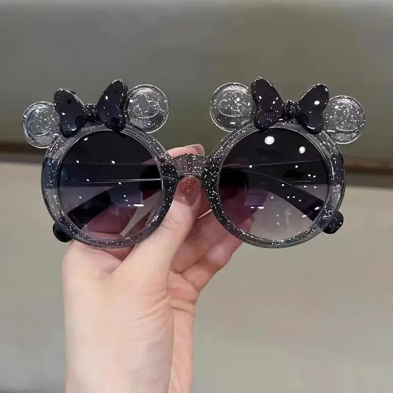 CrystalBow Kids Butterfly Sunglasses For Girls Lightweight Plastic Frames All Day Comfort