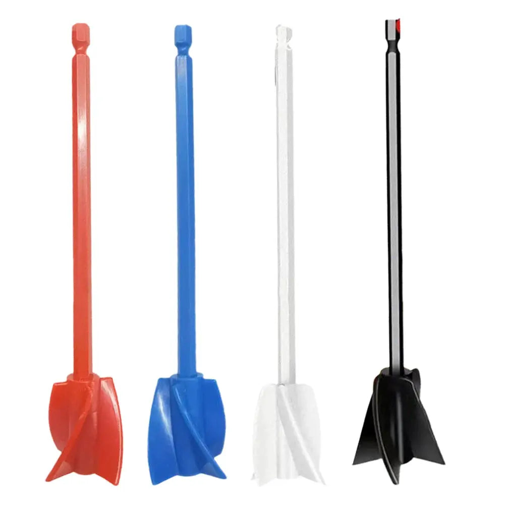 Epoxy Mixer Drill Attachment Paddle For Paint And Resin Stirrer Head With Drill Chuck High Performance Mixing Tool