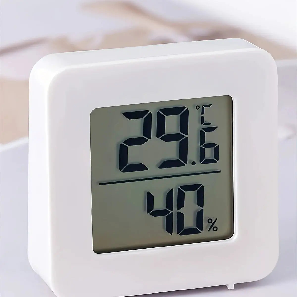 HomeTech Indoor Mini Temperature Humidity Meter Portable Digital Display Real Time Readings