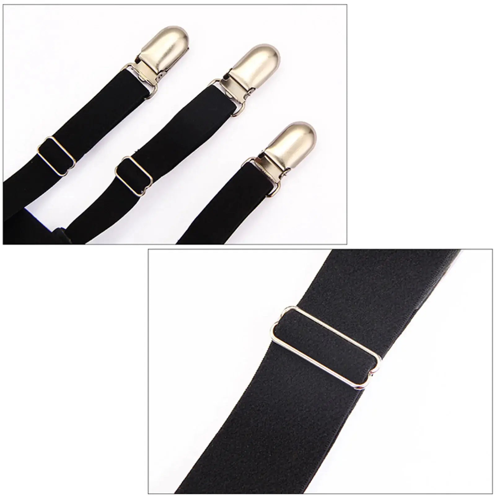 TuckGuard Shirt Stay Clips With Hidden Suspender Belt Keeps Shirts Tucked All Day For Police Military Professionals