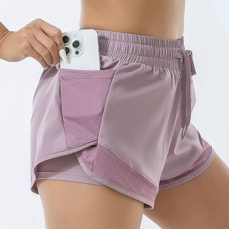 VivaFlex Women's QuickDry Lightweight Fitness Shorts For Yoga Running And Gym Training
