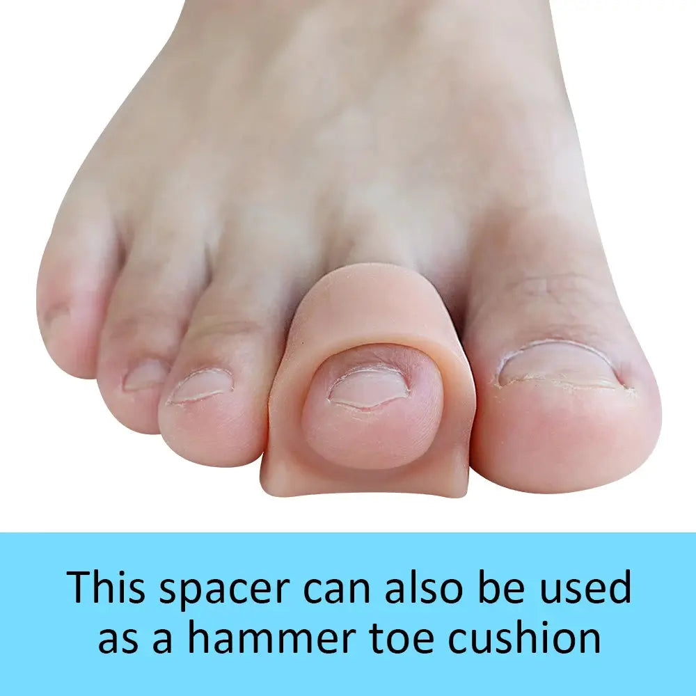 Pexmen Soft Gel Toe Separators 2 4 10 Pcs Set For Bunions Hallux Valgus Hammertoe Relief Foot Care Tool