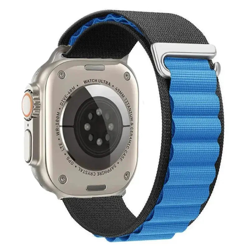 Alpine Loop Band for Apple Watch Ultra 49mm 11 10 9 8 7 46mm 42mm 45mm 41mm Nylon Wristband iWatch Series 6 5 4 SE 44 40mm Strap