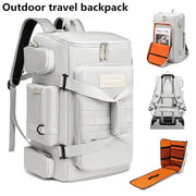 ApexGear Large Capacity Fitness And Travel Backpack With Wet Dry Separation Three Layer Design For Outdoor Sports