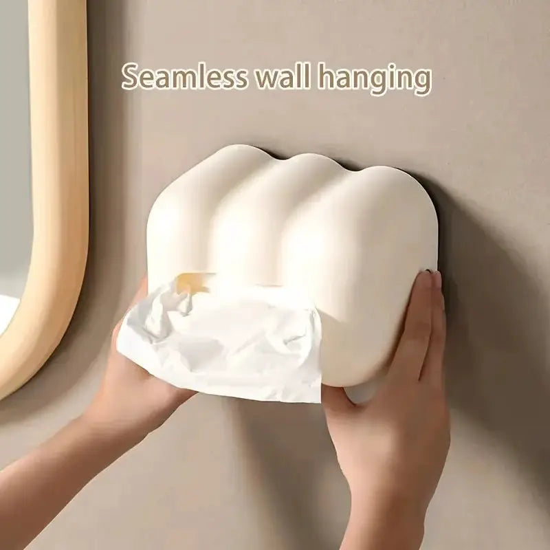 Cloud Design Tissue Box Holder Storage Napkin Organizer For Desktop Kitchen And Travel Friendly Decor