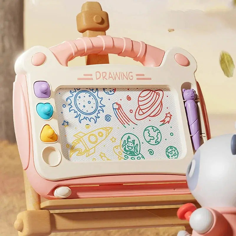 Kids Magnetic Drawing Board Cartoon Graffiti Toy Montessori Learning Toy For Kids