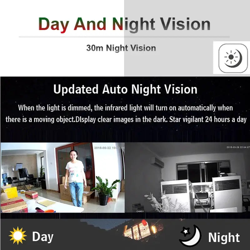JIENUO 4K AHD CCTV security camera by Simples Market, outdoor waterproof with infrared day/night vision