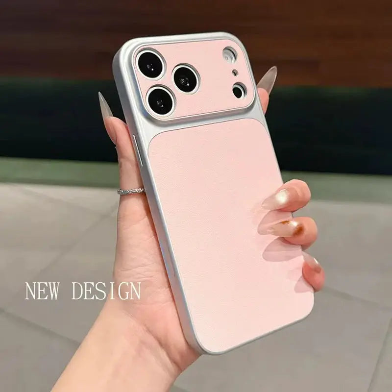 LuxCase Leather Texture Luxury Case for iPhone 17 Series Air Pro Max Ultra Thin Matte Soft Shell