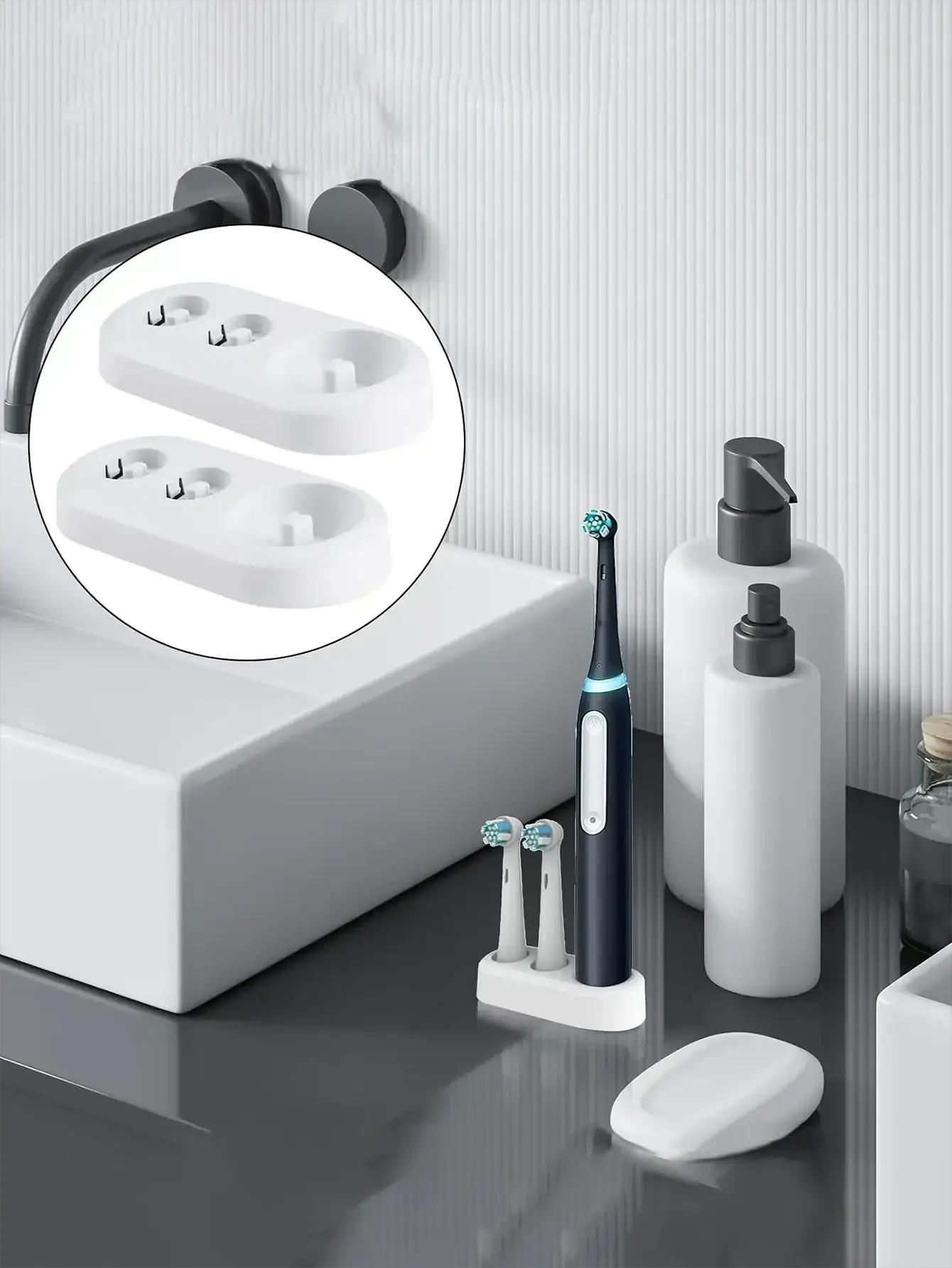 Electric Toothbrush Holder Replacement Stand Base For Oral B Toothbrushes Bathroom Organizer And Storage