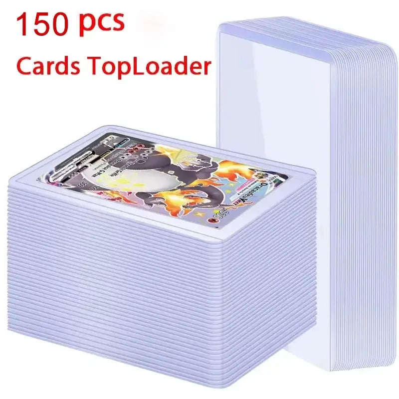 Card Sleeves Holder For Game Cards 3x4 Inches PVC Hard Plastic Top Loaders With Inner Sleeves And Protectors