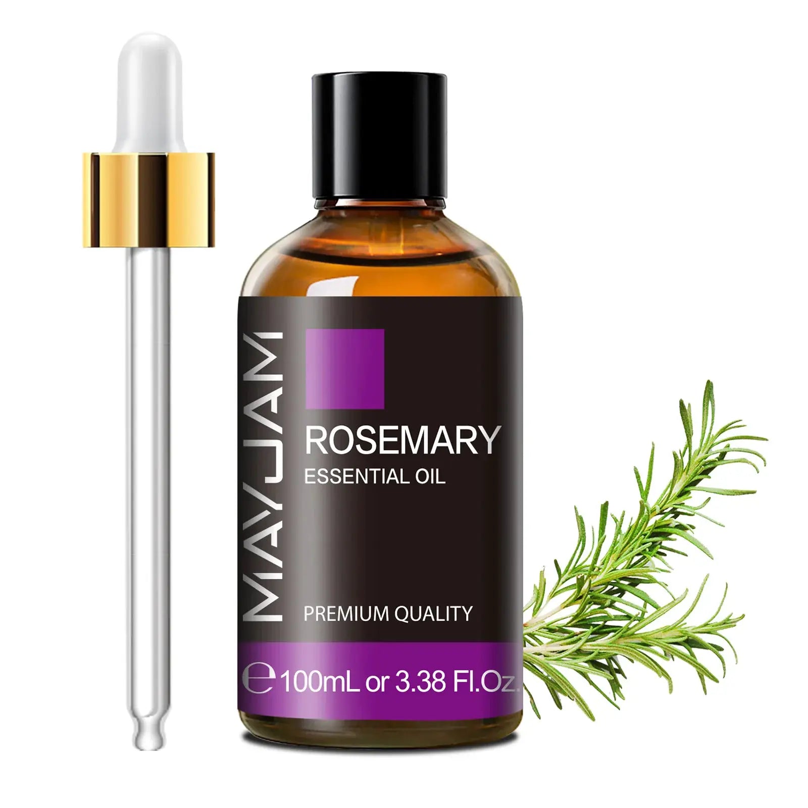MAYJAM 100ml Pure Plant Essential Oil Mint Bergamot Patchouli Citronella Lemongrass Chamomile Cedarwood For Reed Diffuser