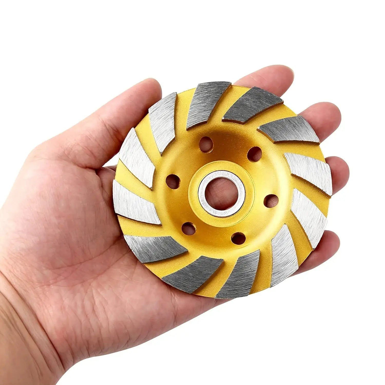 4 Inch Concrete Turbo Diamond Grinding Cup Wheel With 12 Segments For Angle Grinders Heavy Duty Performance