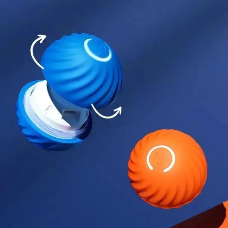 Automatic Moving Dog Toy Ball With Smart USB Jumping Rotating Interactive Chew Ball For Puppy