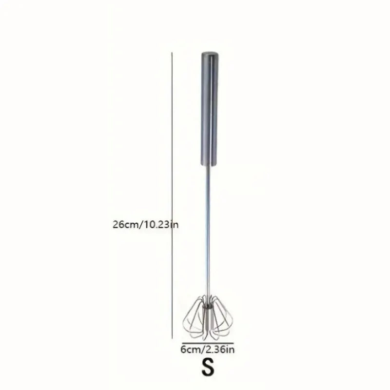 Stainless Steel Egg Beater Semi Automatic Kitchen Mixer For Effortless Egg Beating And Cream Mixing
