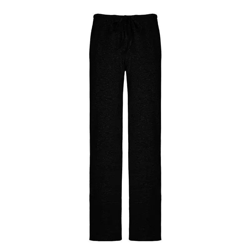 Absobe 2 Piece Leisure Suit Women Flare Sleeve Crop Cardigan Pants