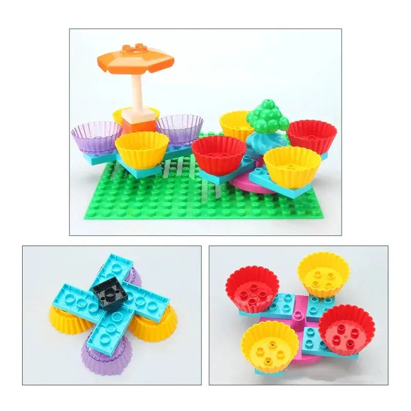 Big Building Blocks Compatible With Slide Swing Seesaw Playground Educational Creative Toy for Kids Gift