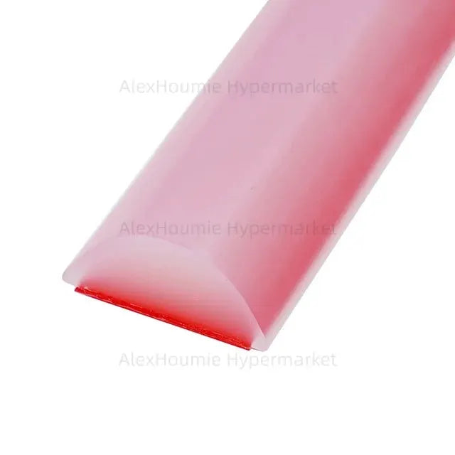 Collapsible shower water dam barrier, pink silicone threshold by Simples Market for dry and wet separation