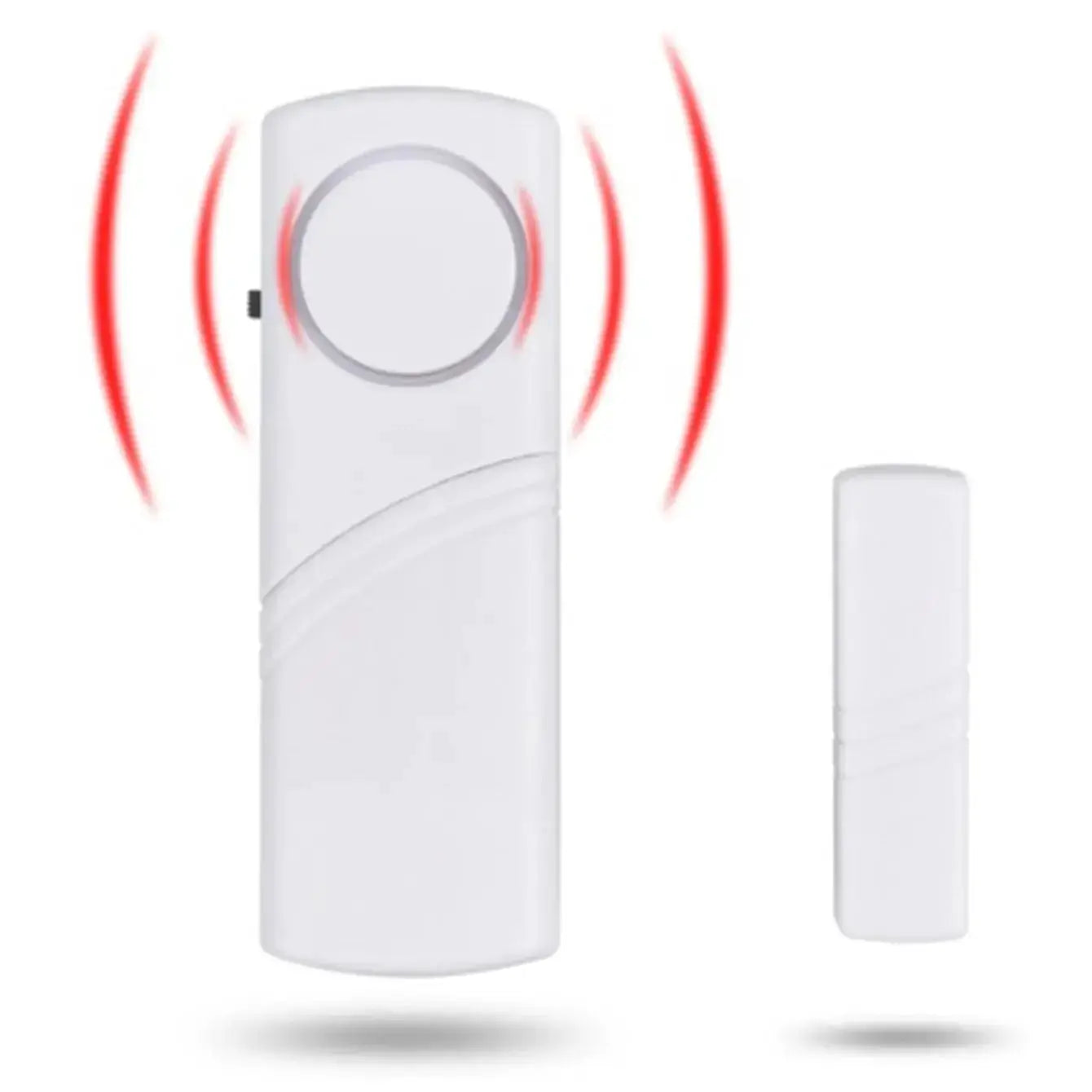 2-pack wireless door/window magnetic sensor alarm detectors, white, Simples Market