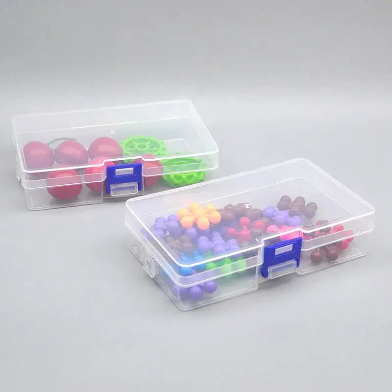 5 Transparent Plastic Storage Boxes For Small Items Craft Supplies And Hardware Organization