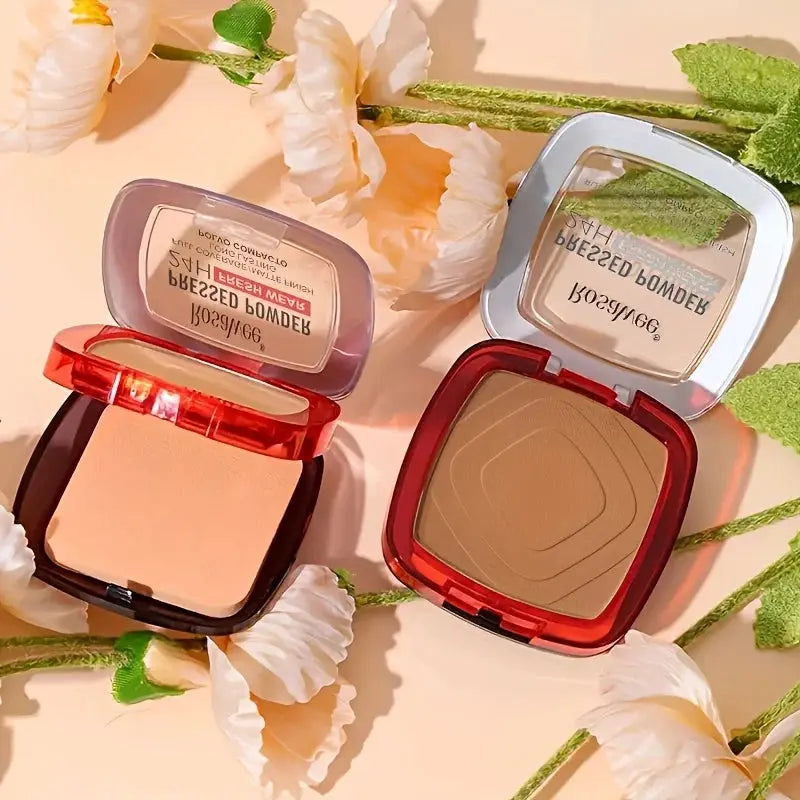 GlowGuard Matte Full Coverage Powder Foundation With Puff Oil Control 24 Hour Fresh Wear For All Skin Types