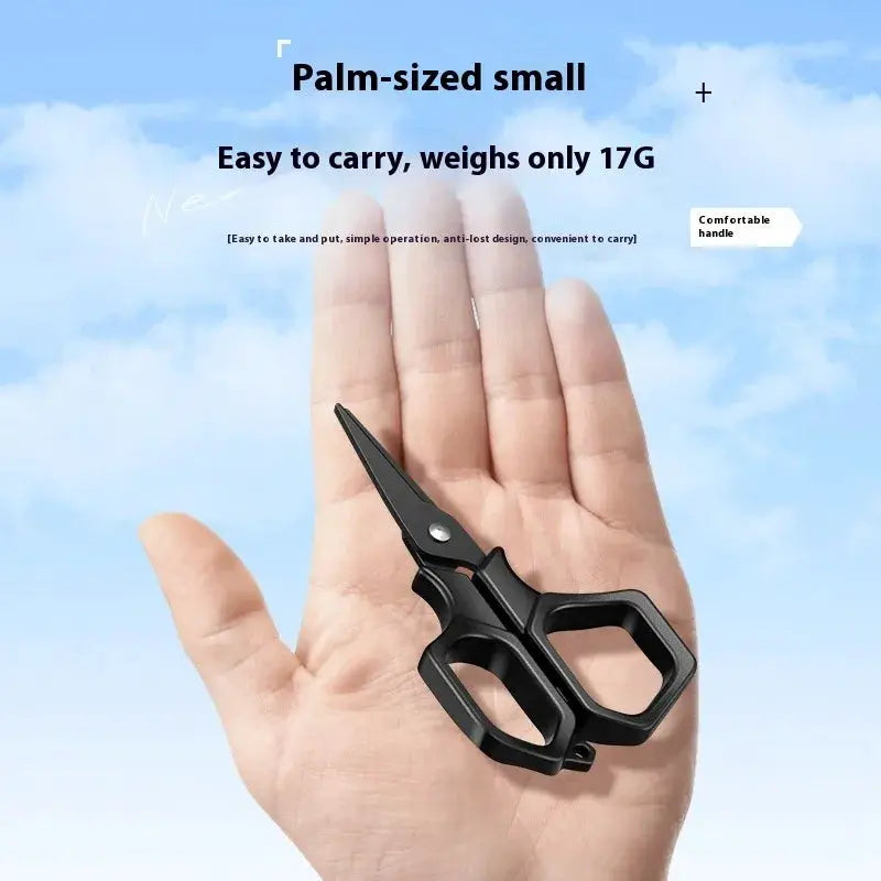 Portable Titanium Plated Fishing Scissors For PE Line And Lure Adjustment Stainless Steel Angling Shears FTK
