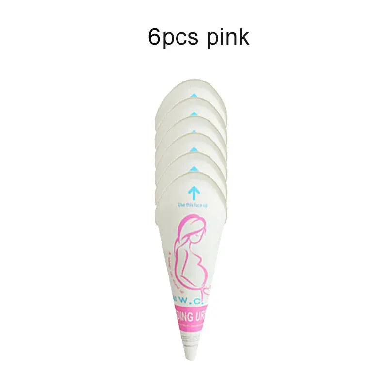 6pcs pink disposable paper urination devices for pregnant women by Simples Market