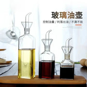 Leakproof Glass Seasoning Bottle For Oils Soy Sauce Vinegar Sesame Oil Heat Resistant Borosilicate Kitchen Kettle