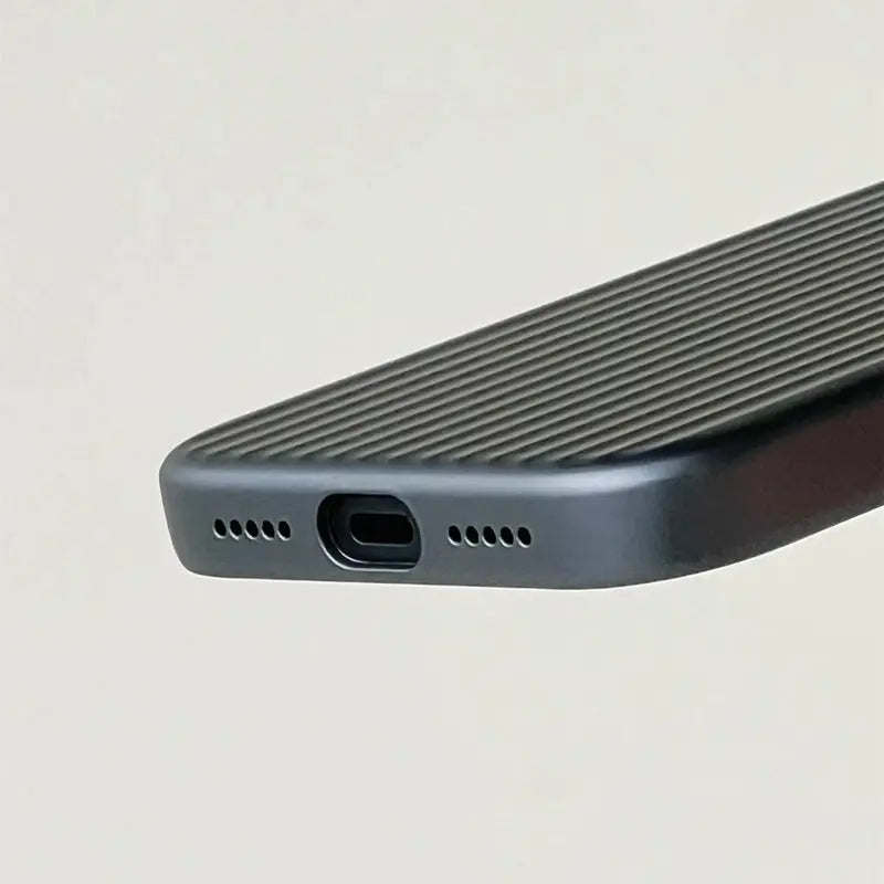 3D Luggage Stripes MagSafe Case For iPhone 14 15 16 17 Pro Max Shockproof Matte Wireless Charging Cover