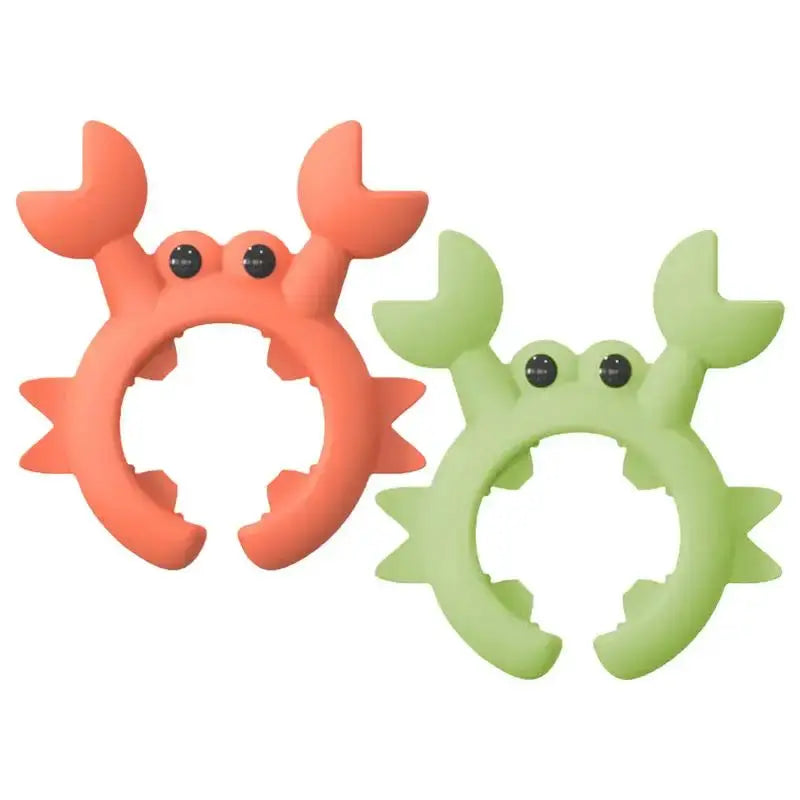 Crab Shaped Silicone Utensil Rest Clip on Countertop Ladle Holder