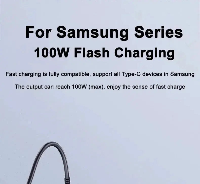 2-pack PD 45W USB-C cables by Simples Market for Samsung Galaxy devices, black, fast charging