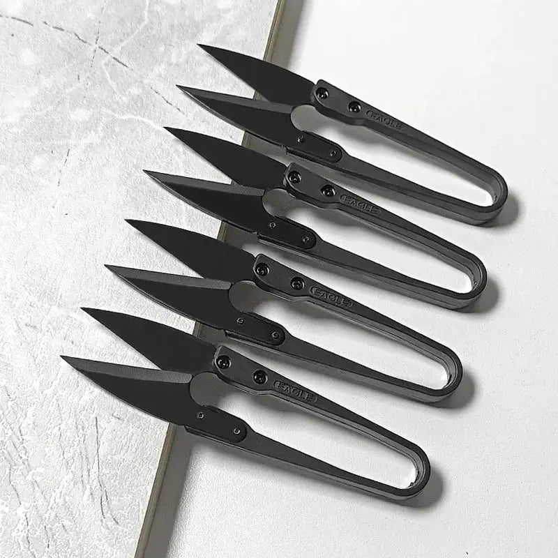 U Shaped Thread Cutter Sewing Scissors Beading Embroidery Trimming Threads Fabric Snips Set Of 1 To 5 Pieces